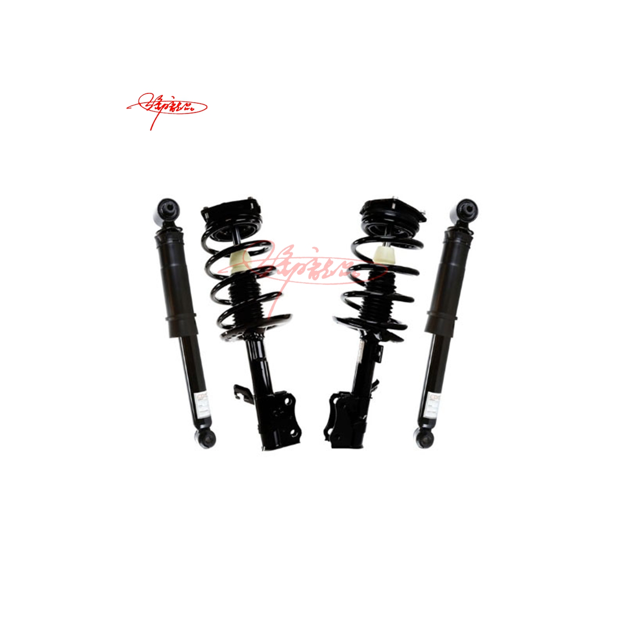 Front & Rear Complete Strut Coil Springs and Shock Absorbers Kit Set of 4 Replacement for 2007-2012 Nissan Sentra 2.0L