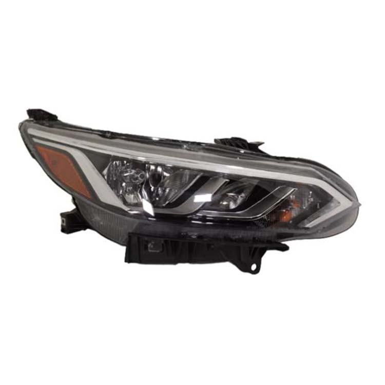 26060-6LB0A Halogen Auto Head Lamp Car Headlamp for Nissan Sentra 2020 2021 2022 S/SV Sedan Black Housing Headlight